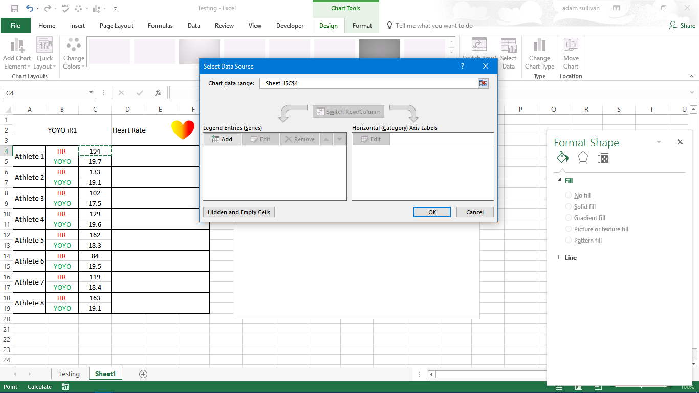 USING PROGRESS BAR CHARTS TO DISPLAY TESTING DATA โ Dr. Adam Sullivan